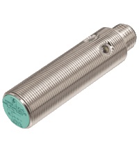 Pepperl&plus;Fuchs Inductive Proximity Metal Barrel Sensor; 18mm; Embeddable; 20-253VAC; NO; 2-Wire AC; Connector - 1/2"-20UNF